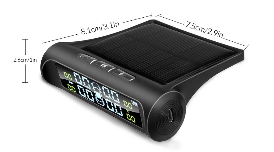 Solar Car Tire Pressure Alarm Solar Car Tire Pressure Alarm