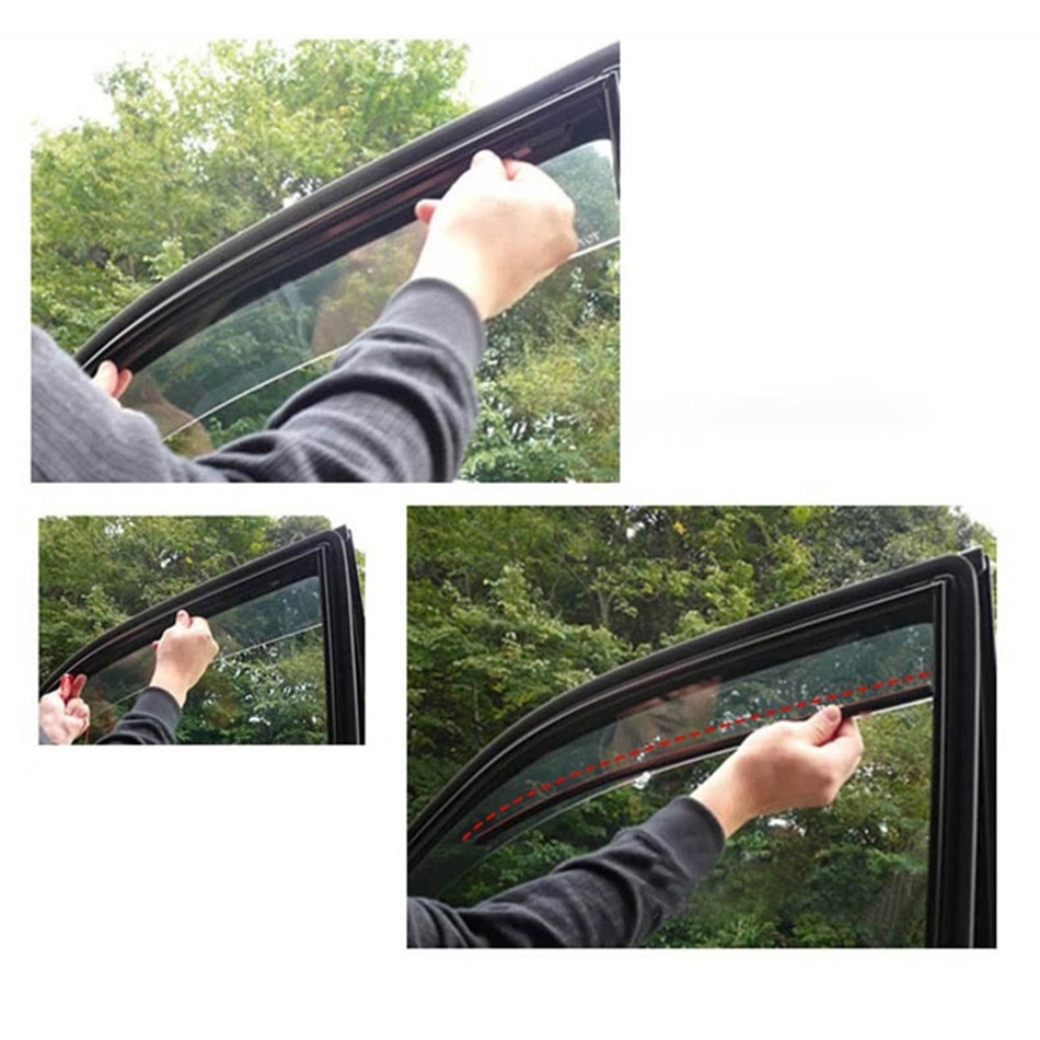 Universal Sunshade Car Curtains 2 pcs Set
